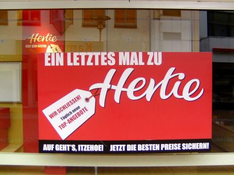 Hertie ist weg Hertie ist weg